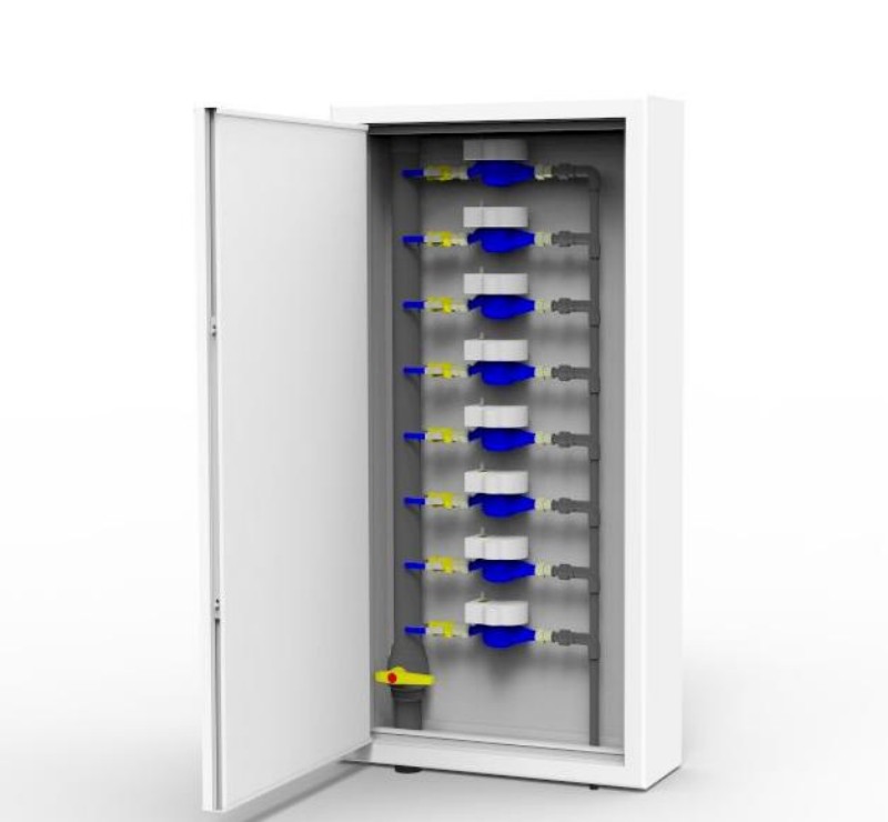 Caja de instrumentos de suelo de ocho metros SP158B