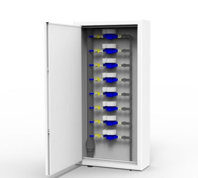 Caja de instrumentos de suelo de ocho metros SP158B