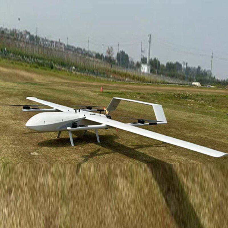 Гибридная платформа БПЛА с композитным крылом вертикального взлета и посадки DF-120P