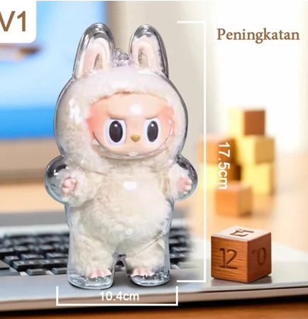 Kotak Penyimpanan Labubu Berdiri – Koleksi Figurasi Unik