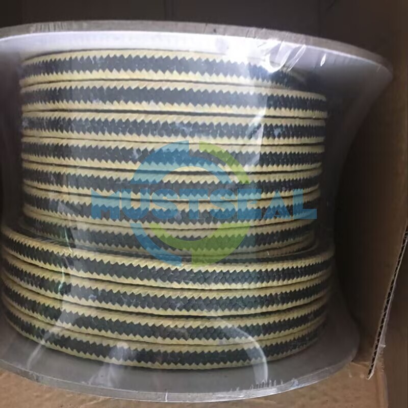 Empaquetadura de PTFE con esquinas de aramida