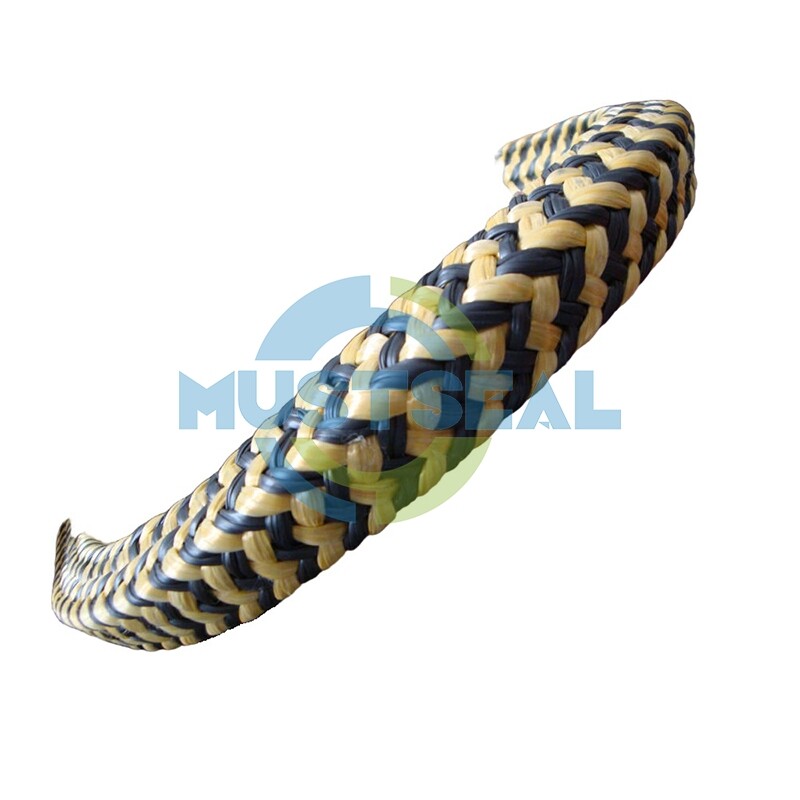 Empaquetadura de PTFE con esquinas de aramida