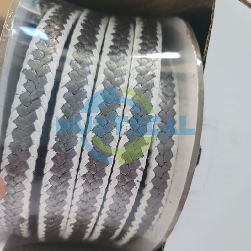 Empaquetadura de grafito con esquinas de PTFE