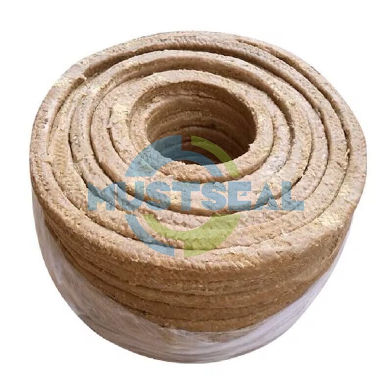 Empaque de fibra de algodón con grasa