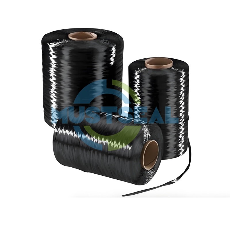 Hilo de fibra carbonizada