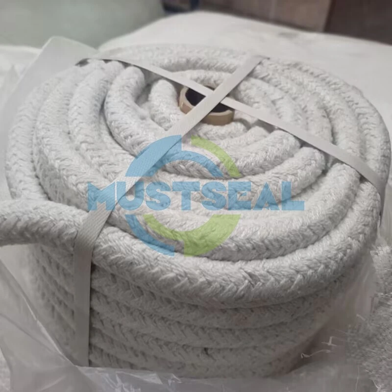 Cuerda redonda de fibra cerámica