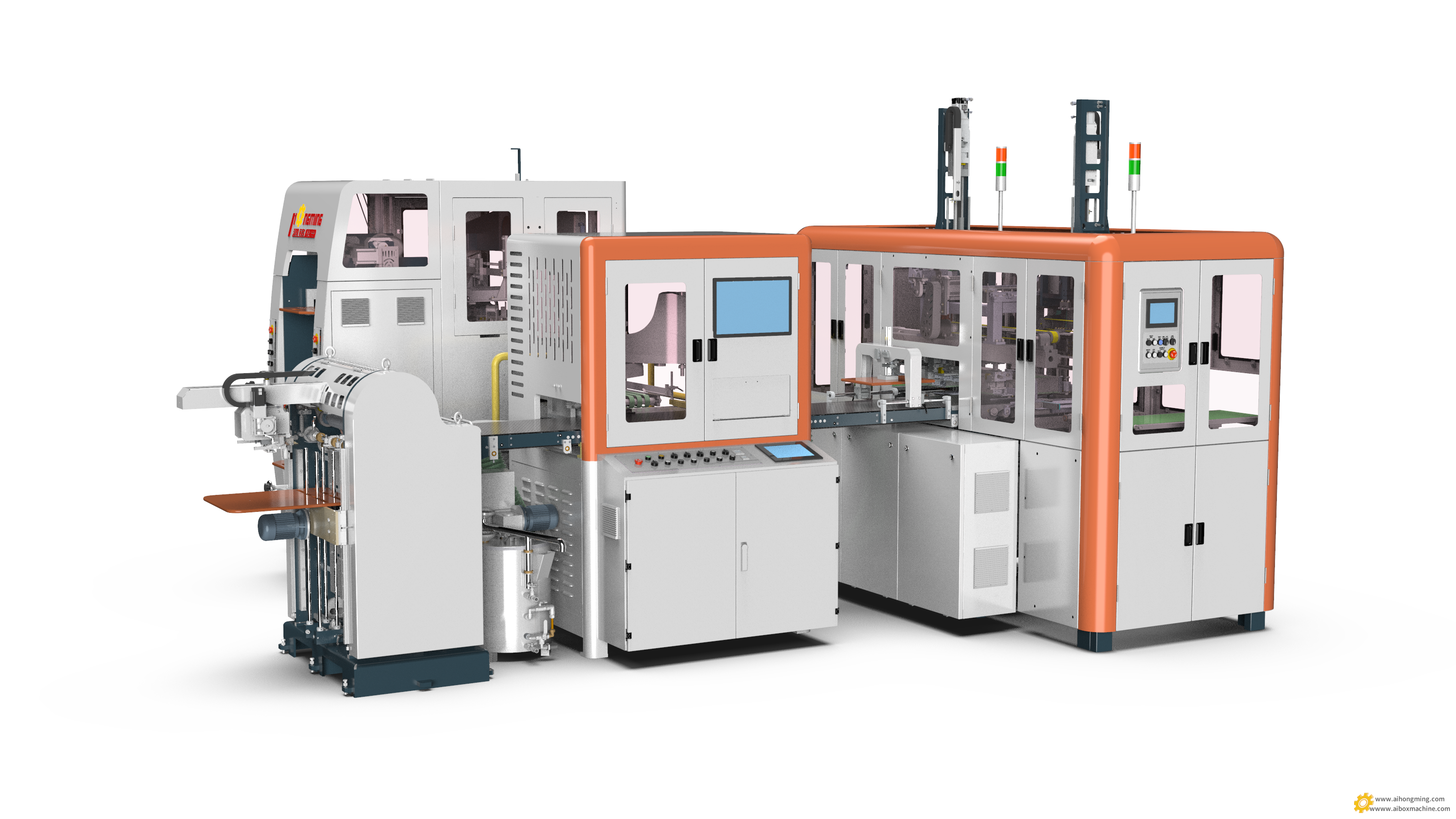 HM-DP4030D鸿铭全自动智能制盒机