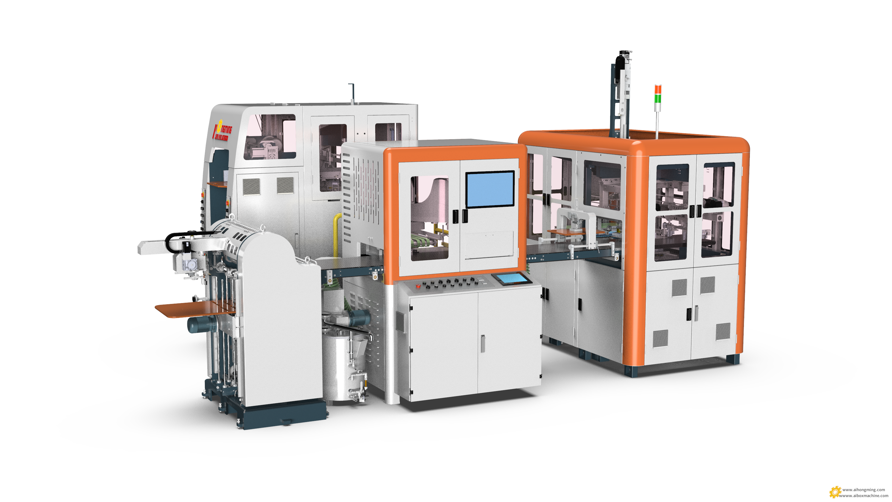 HM-DP4030A鸿铭全自动智能制盒机