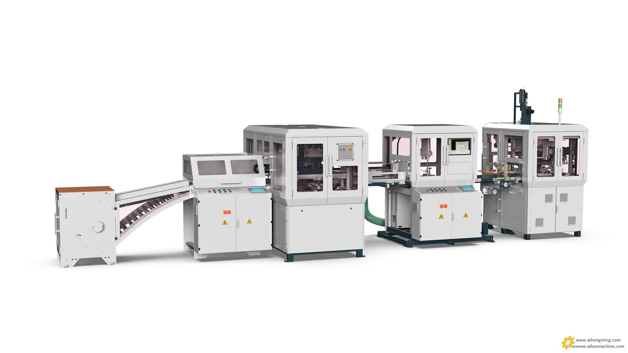 HM-ZD6435A鸿铭全自动智能制盒机