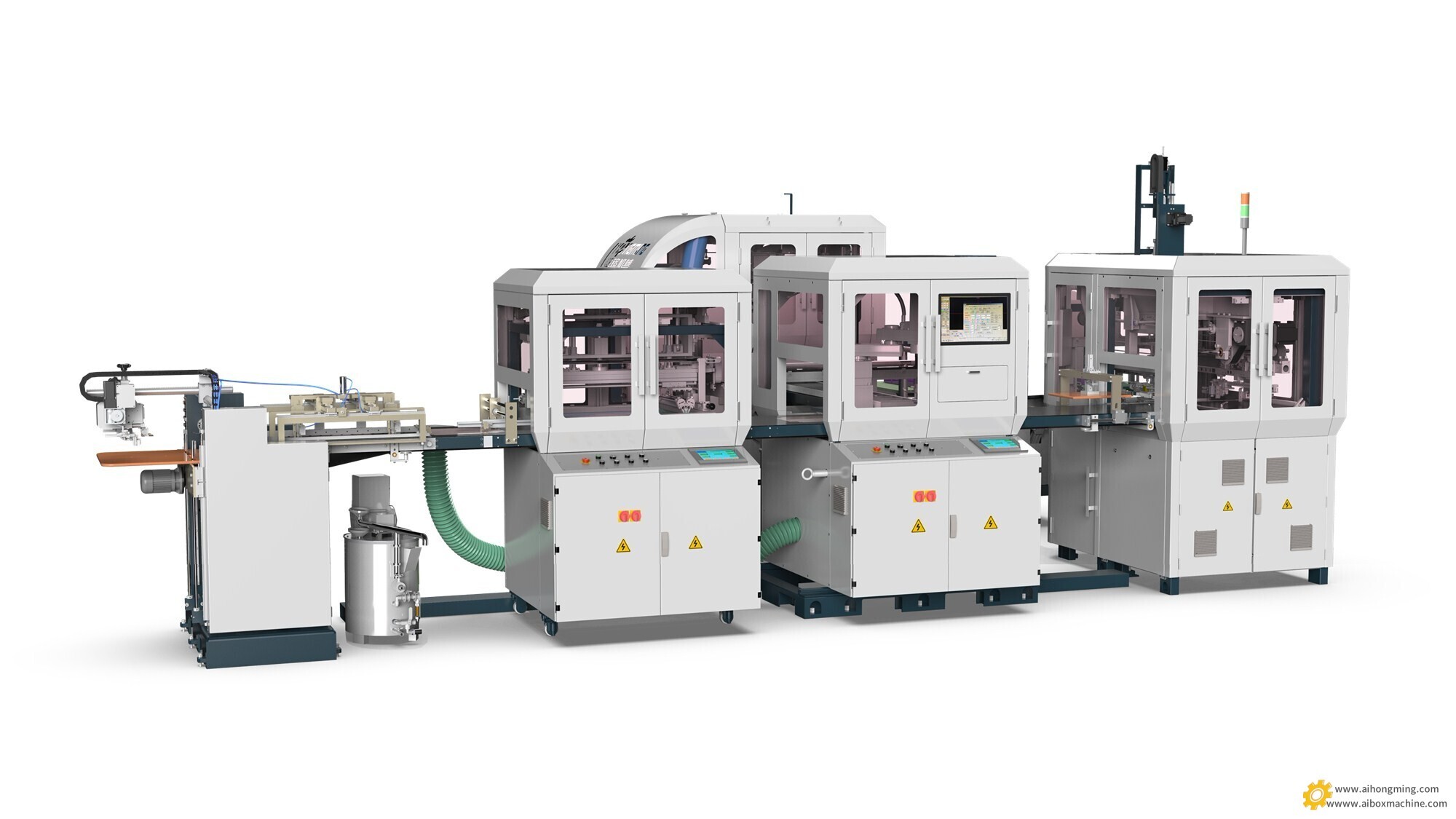 HM-ZD6435B鸿铭全自动智能制盒机