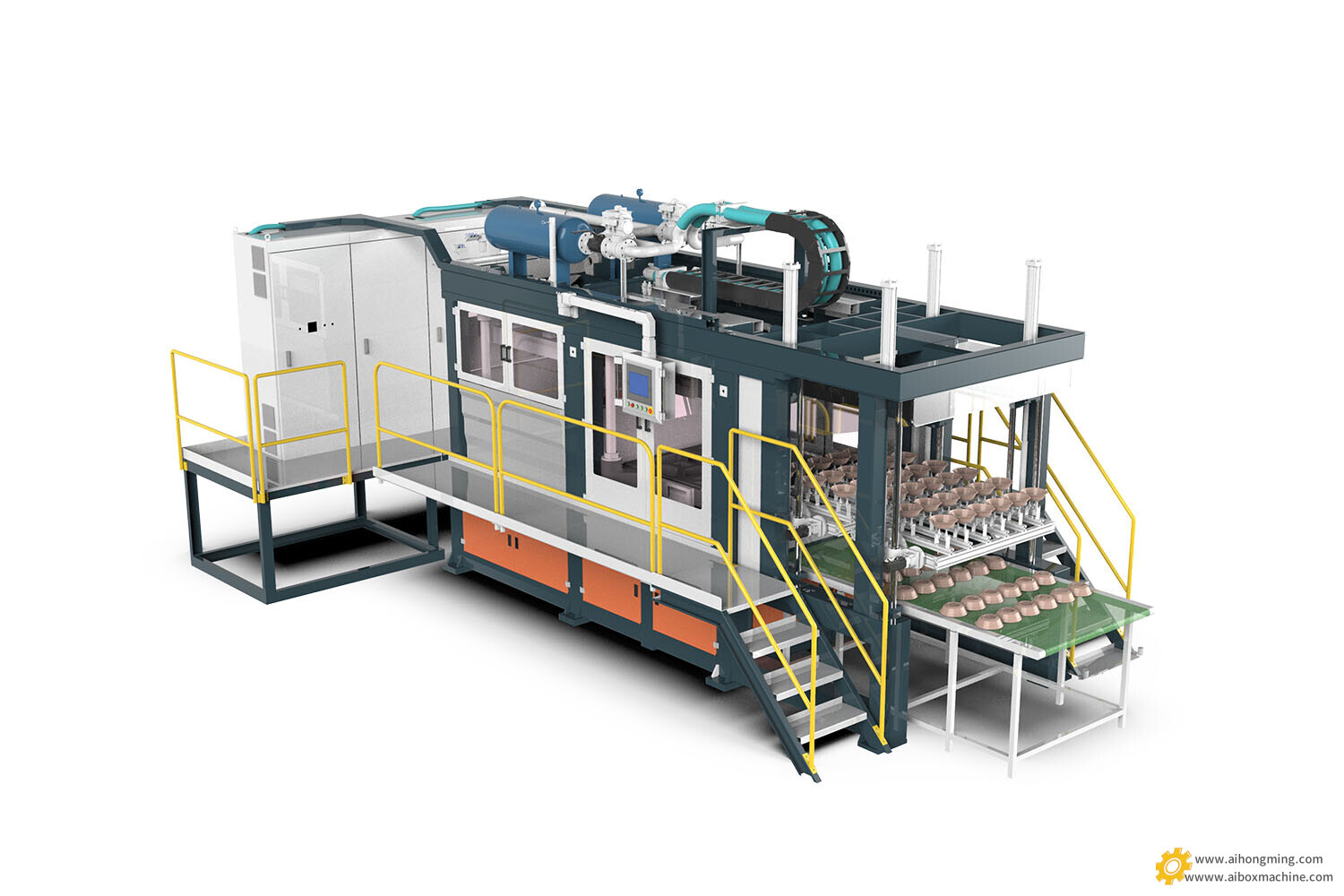 HM-ZX1614鸿铭全自动纸浆模塑成型机