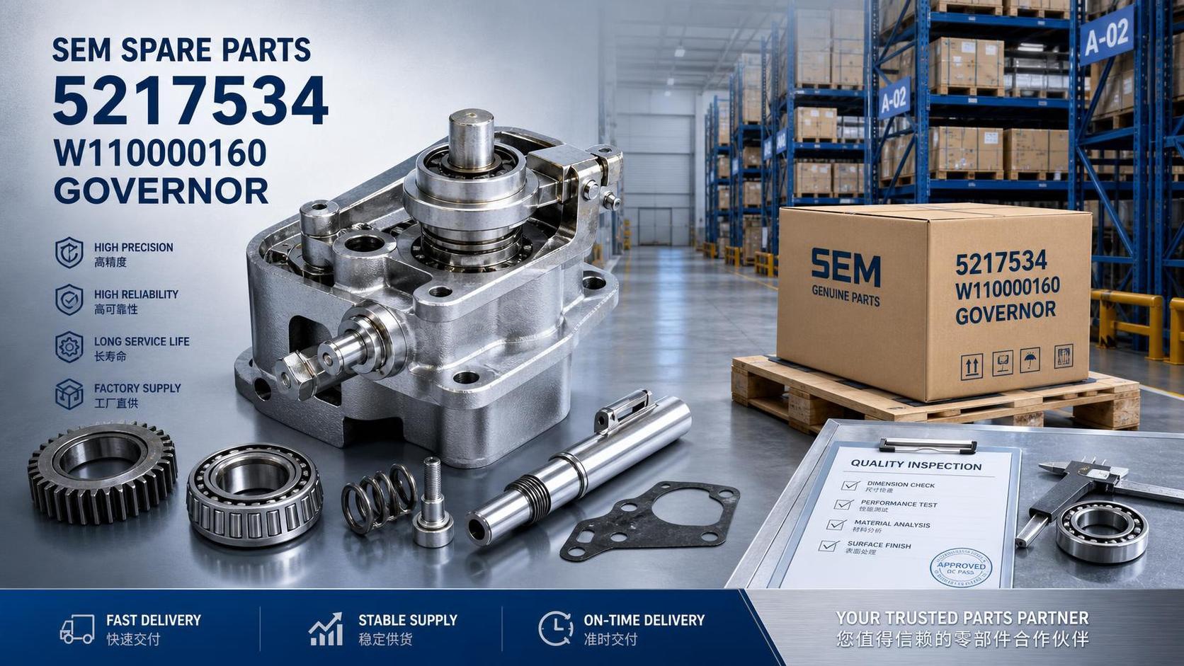 Запасные части SEM 5217534 W110000160 Регулятор Supply Trends and Lead Time Risks