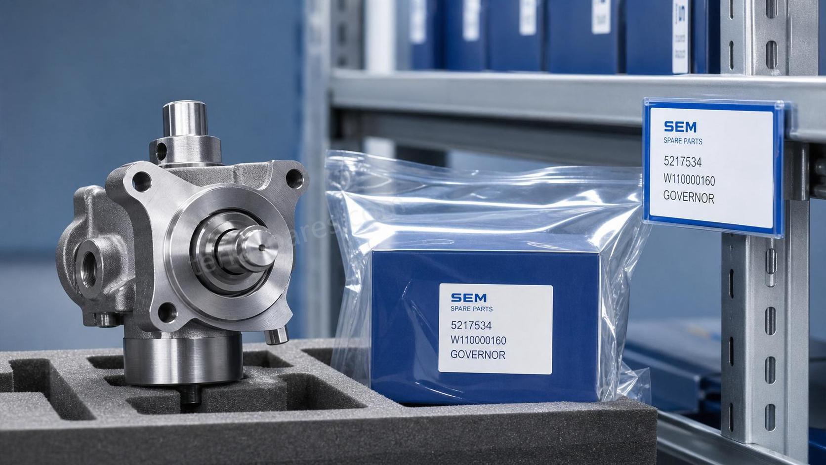 Consejos de almacenamiento y manipulación para SEM SPARE PARTS 5217534 W110000160 GOVERNOR