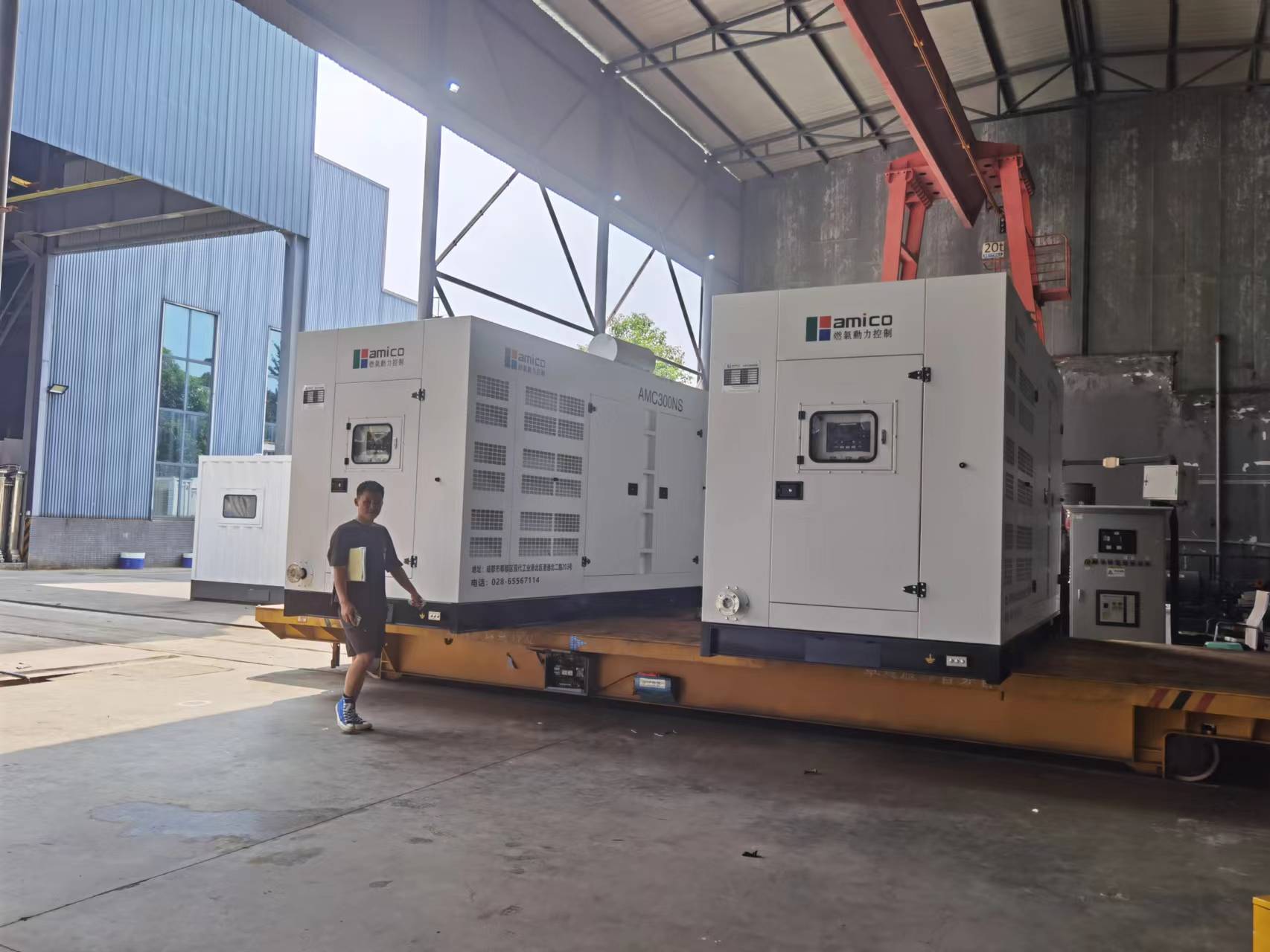 300kW 箱式燃?xì)獍l(fā)電機(jī)組