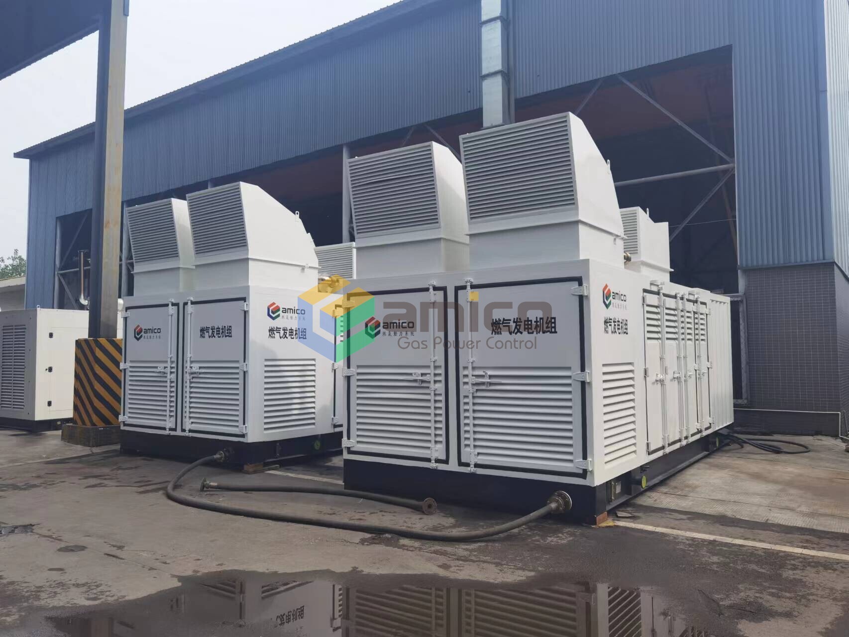 600kW 靜音型燃?xì)獍l(fā)電機(jī)組