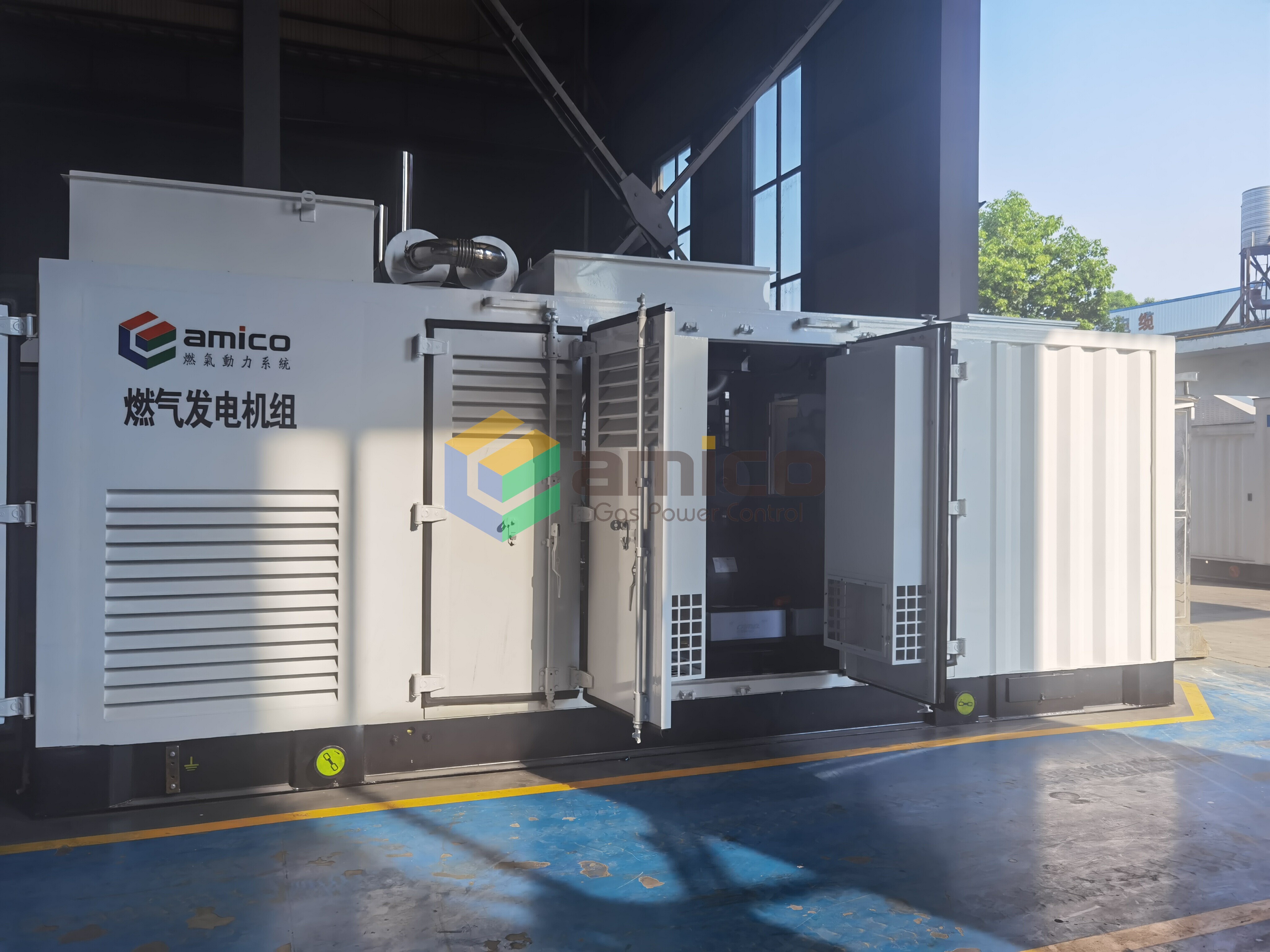 600kW 靜音型燃?xì)獍l(fā)電機(jī)組