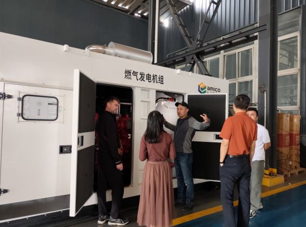 共探绿色发电新路径：海外客户莅临3133拉斯维加斯，实地见证燃气发电机组的硬核实力