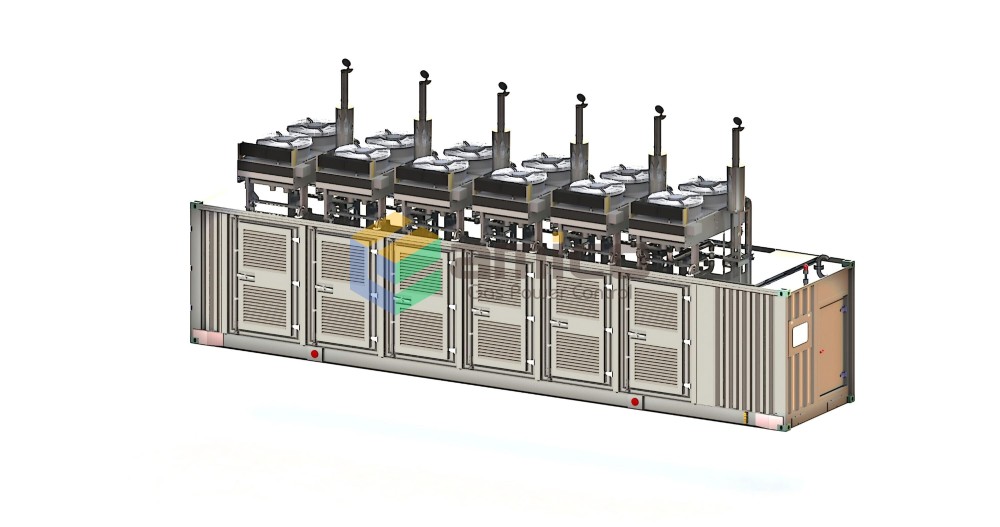 1800kW天然气发电机组