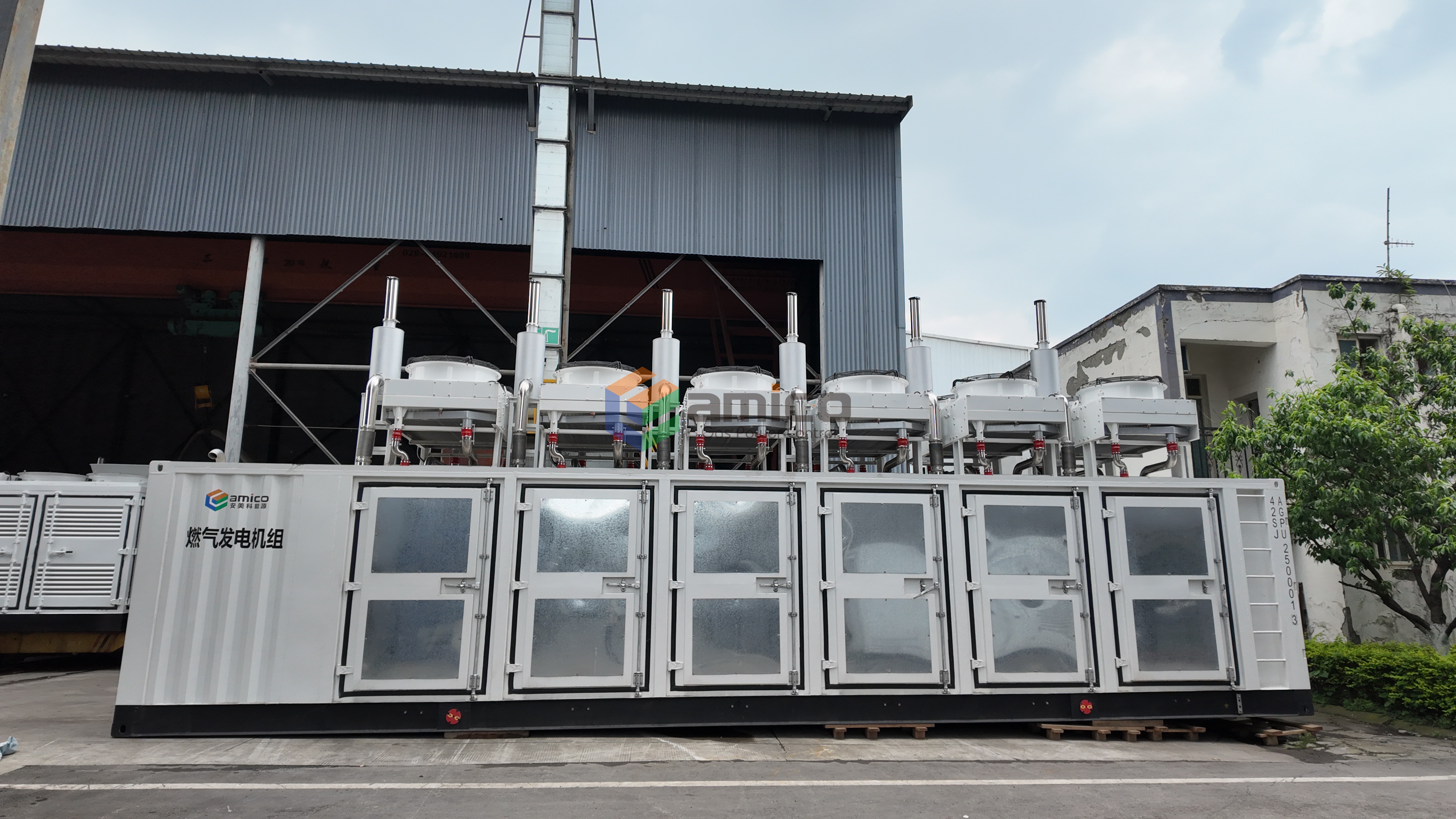 1800kW天然气发电机组