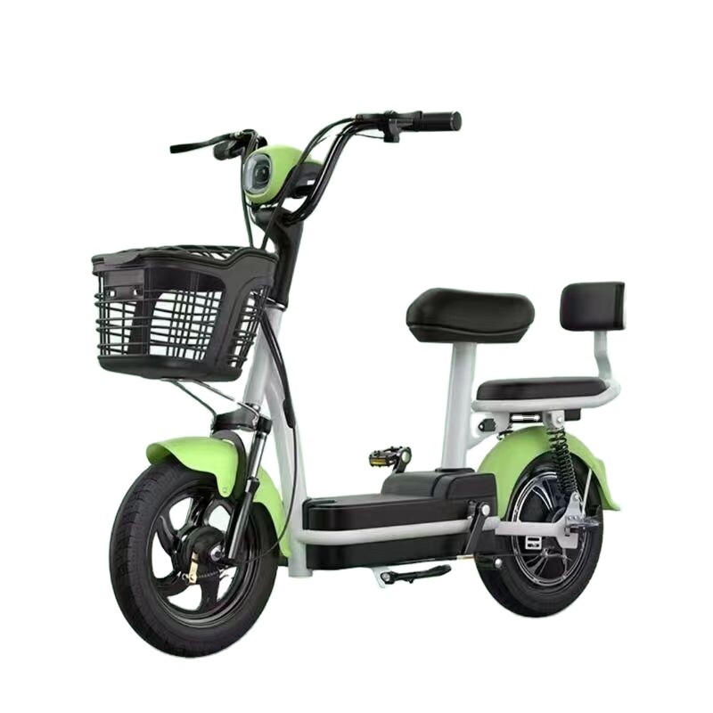 Newest Durable High-performance Electric Bike Multi-color Optional 350W LED Headlight Two-wheel Electric Bicycle