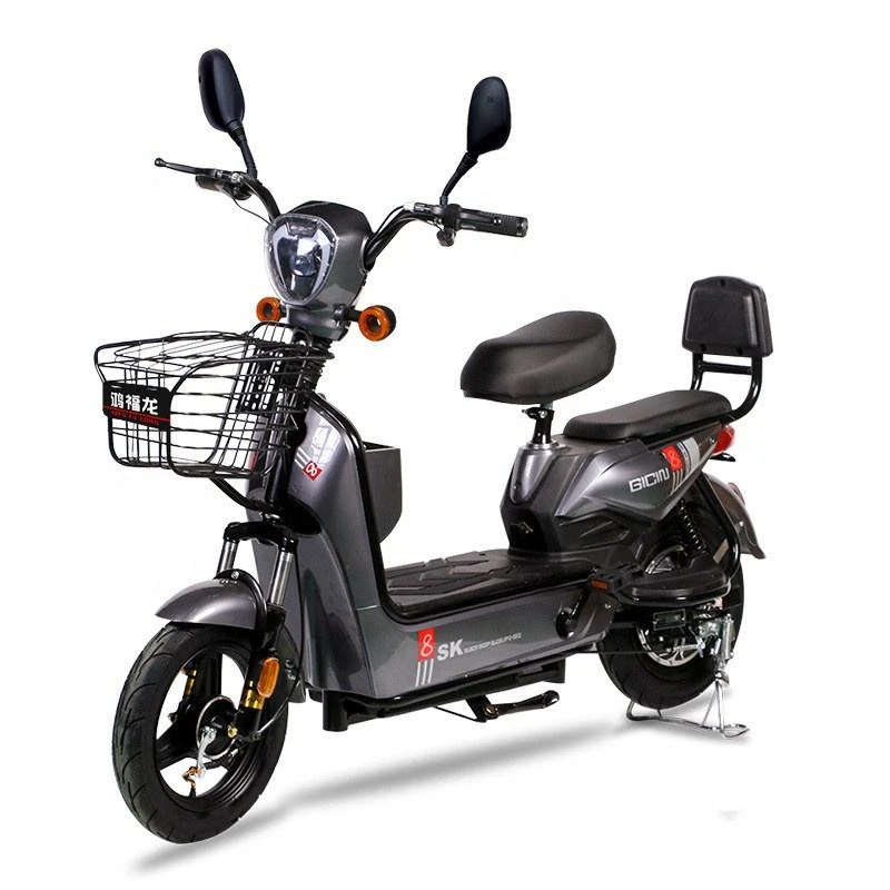 Newest Durable High-performance Electric Bike Multi-color Optional 350W LED Headlight Two-wheel Electric Bicycle
