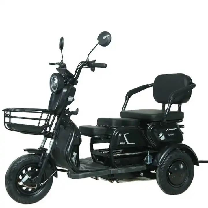 Wholesale/Custom Newest Popular 12-tube Controller Electric Cargo Tricycle 600W Electric Scooter 3 Wheel Tricycle