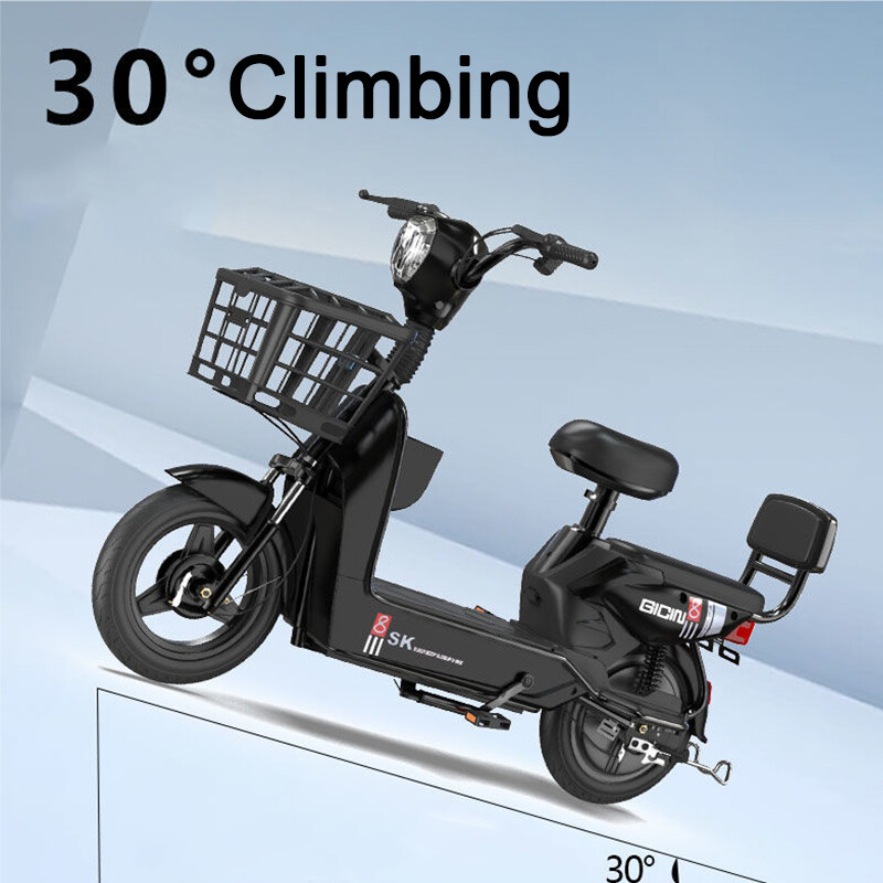 Hot Manufacturers Direct Sales Cost-effective Motorized Bicycle 350W Motor 2 Wheel Electric Bicycle With Brake Taillights