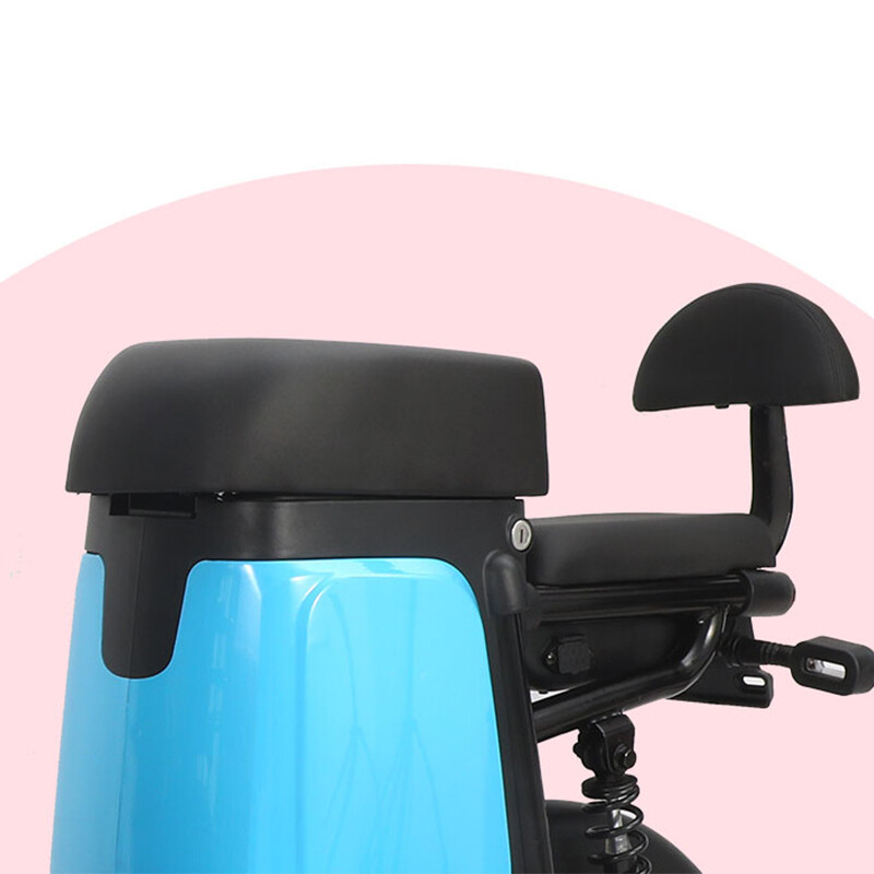 Factory Direct Sales 48V60V Multi-color Optional Motorized cycle 275-10 Tires Two-wheel Electric Bicycle Moped with Basket