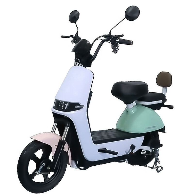 OEM/ODM 48V60V Battery 350W Motor Electric Bike Wholesale Cheap 250-14 Tires Moped Scooter Electric Bicycle with LED Headlights