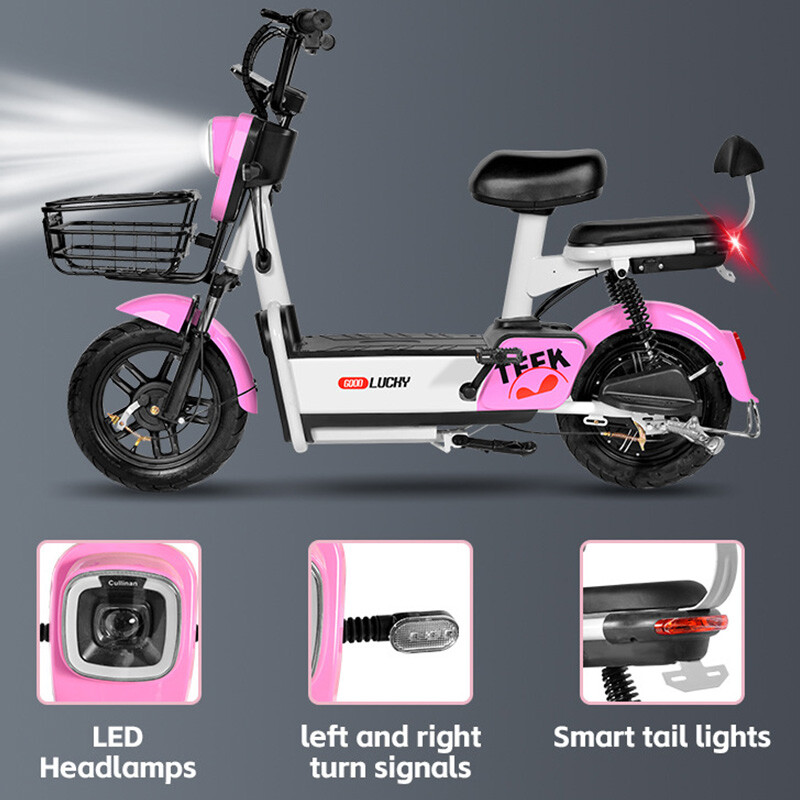 Factory Wholesale 350W 48V60V Electric City Scooter Lead Acid Battery 2 Wheel Electric Bicycle for Adults
