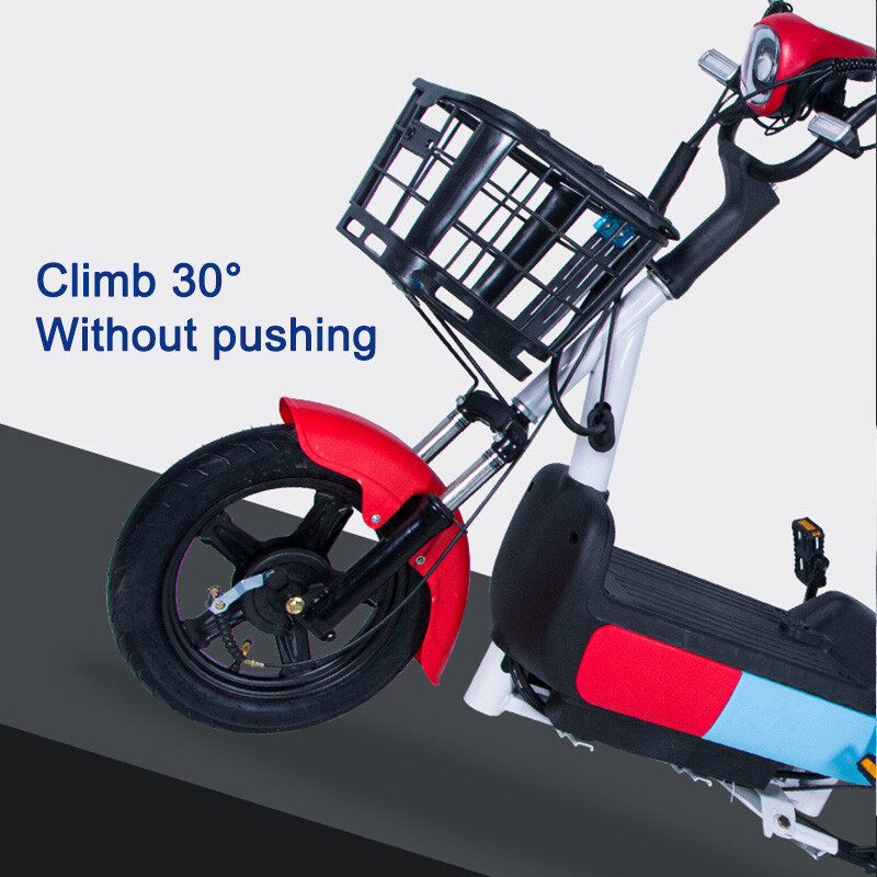 Newest Durable High Compliance 48V60V 12A Motorized Bicycle Cost-effective 350W Two-wheel Electric Bicycle for City