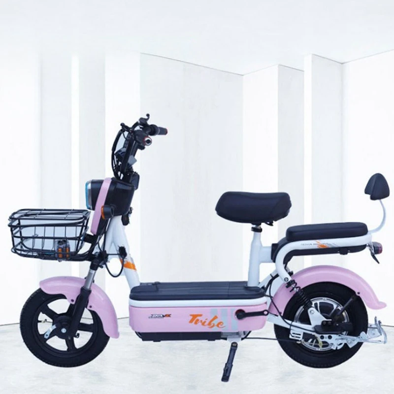 The Latest Electric Bicycle 350W Motor Adult Electric Motorcycle 48V12A Two-wheel Electric Bicycle With LED Headlight