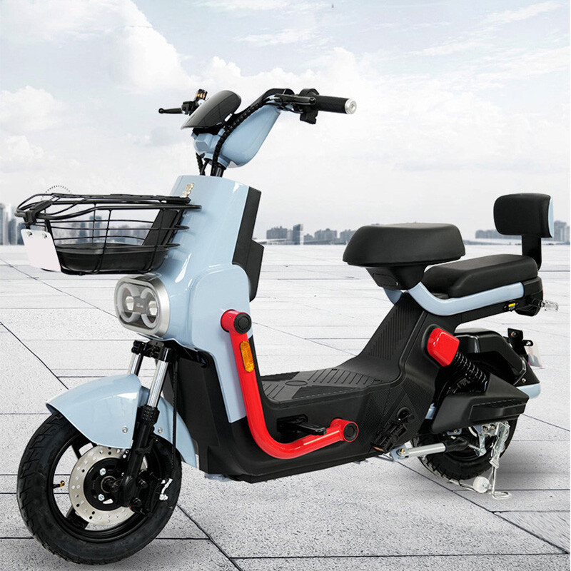 Factory Direct Sales Powerful Two-wheel Motorized Bicycle LED Headlight 500W 48V60 Electric Bicycle Moped Scooter With Display