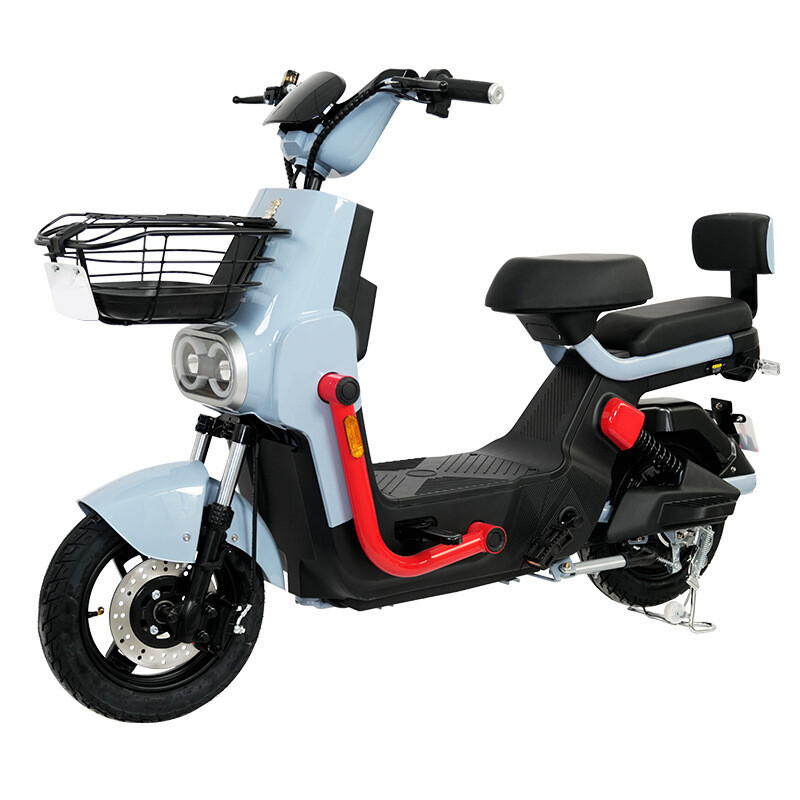 Factory Direct Sales Powerful Two-wheel Motorized Bicycle LED Headlight 500W 48V60 Electric Bicycle Moped Scooter With Display