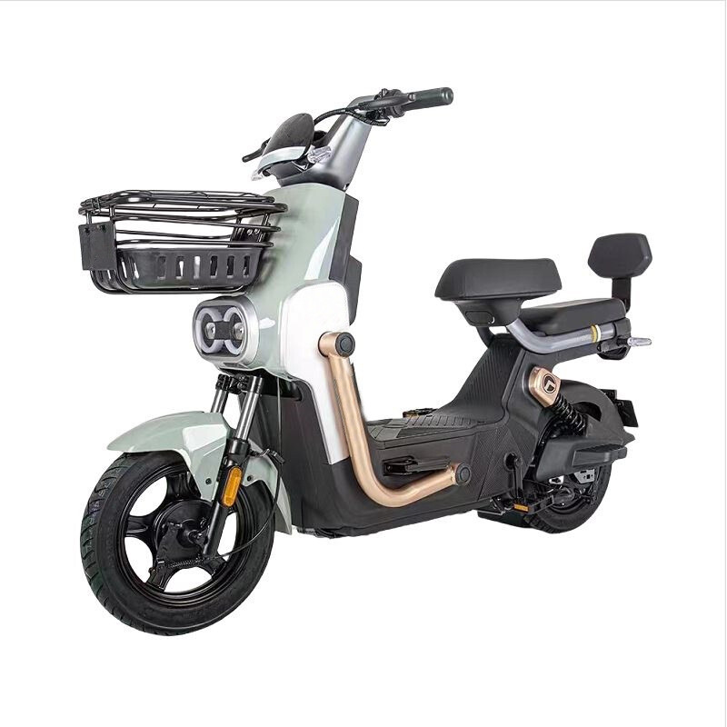 Factory Direct Sales Powerful Two-wheel Motorized Bicycle LED Headlight 500W 48V60 Electric Bicycle Moped Scooter With Display