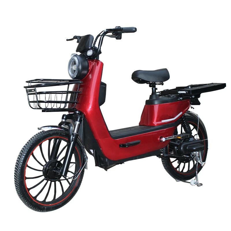 Newest Durable High-performance Electric Bike Multi-color Optional 350W LED Headlight Two-wheel Electric Bicycle Moped Scooter