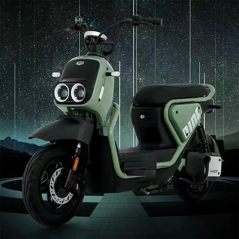 Hot Manufacturers Direct Sales Electric Motor Cycle 500W 48V60V Two-wheel Electric Motorcycle with Led Headlight