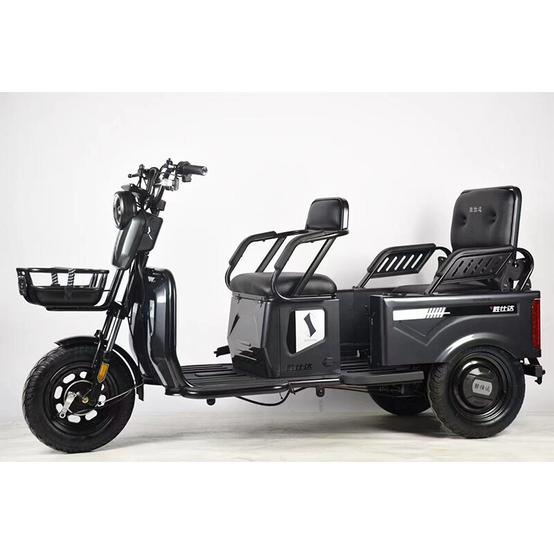 2025 Hot Selling High Power 48V60V 600W Three Wheels Electric Trike Adult Electric Passenger Cargo Tricycles