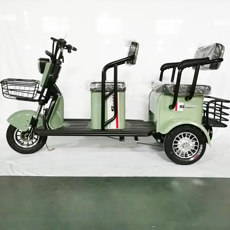 2025 Hot Selling High Power 48V60V 600W Three Wheels Electric Trike Adult Electric Passenger Cargo Tricycles