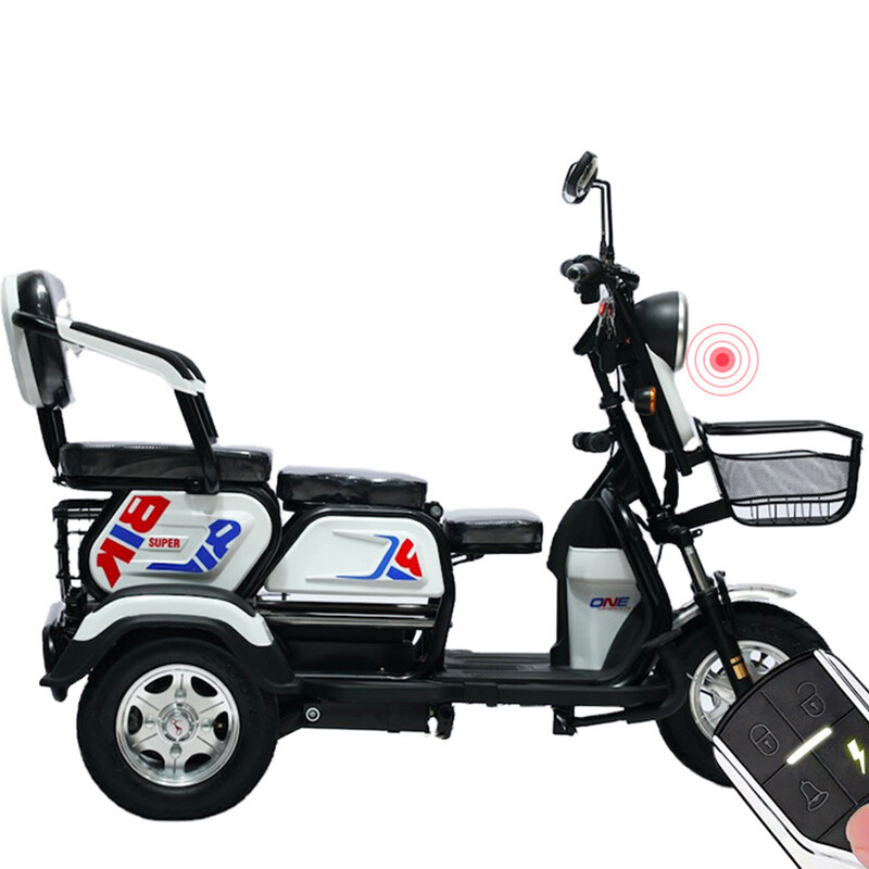 Factory Supply Wholesale 600W 3 Wheel Electric Bike Adults Cost-effective Open-Body 48v60v Electric Tricycle of Steel