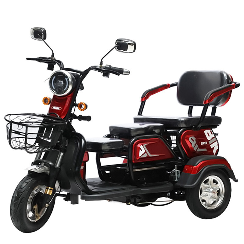 Factory Supply Wholesale 600W 3 Wheel Electric Bike Adults Cost-effective Open-Body 48v60v Electric Tricycle of Steel