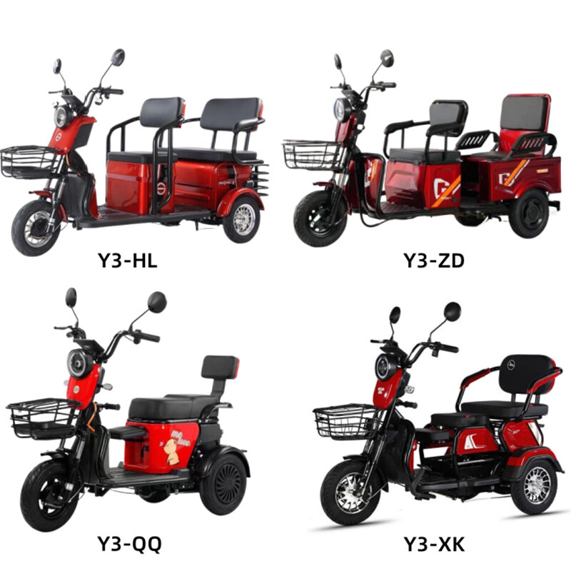 Wholesale/Custom Newest Popular 12-tube Controller Electric Cargo E Tricycle 1000W Electric Scooter 3 Wheel Tricycle Moped Trike