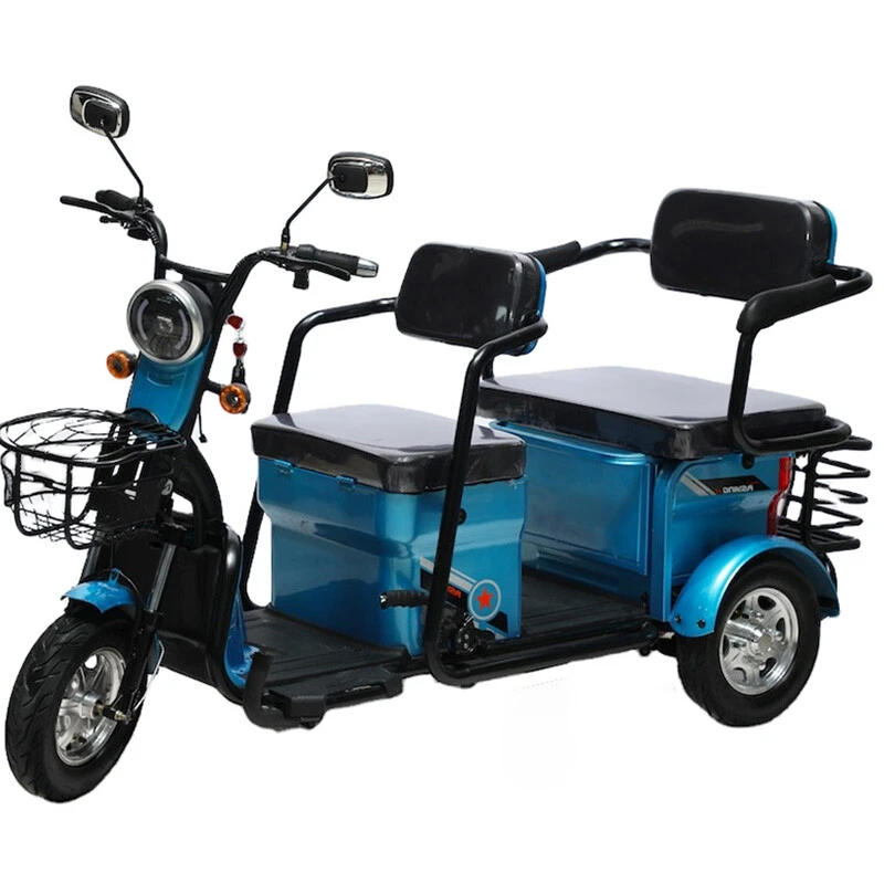 Factory Direct Sales Three Wheel Electric Bike Adults Powerful 500W 48V20A High-performance Electric Tricycle