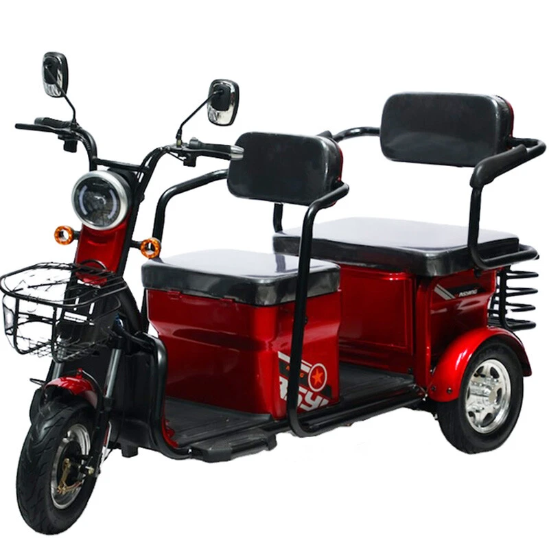Factory Direct Sales Three Wheel Electric Bike Adults Powerful 500W 48V20A High-performance Electric Tricycle