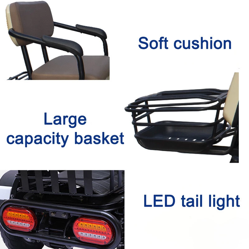 Hot Selling Manufacturers Direct Sales Passenger Electric Tricycle 600W 48V Three-wheel Electric Tricycles for Adults