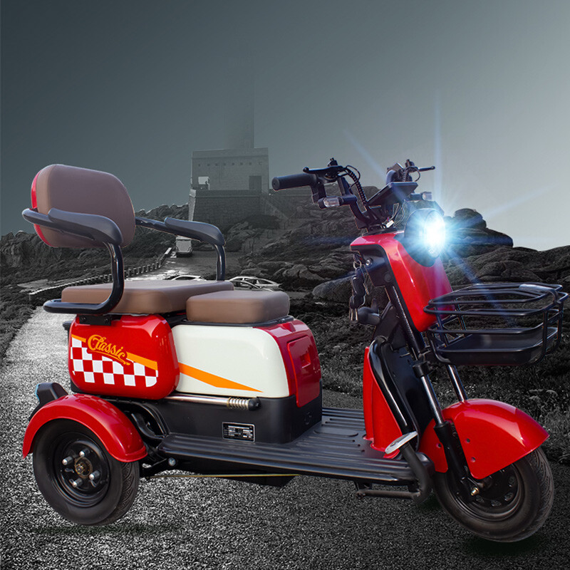 Hot Selling Wholesale High Quality 3 Wheel Electric Tricycle Bicycle Powerful 500W 48V/60V Adult Electric City Tricycle