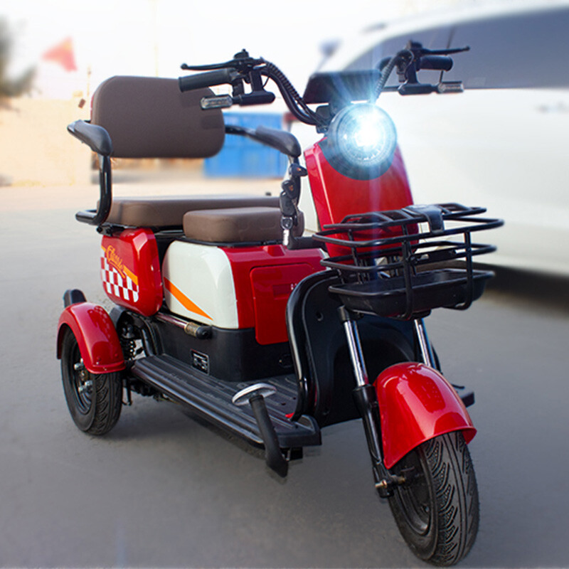 Hot Selling Wholesale High Quality 3 Wheel Electric Tricycle Bicycle Powerful 500W 48V/60V Adult Electric City Tricycle