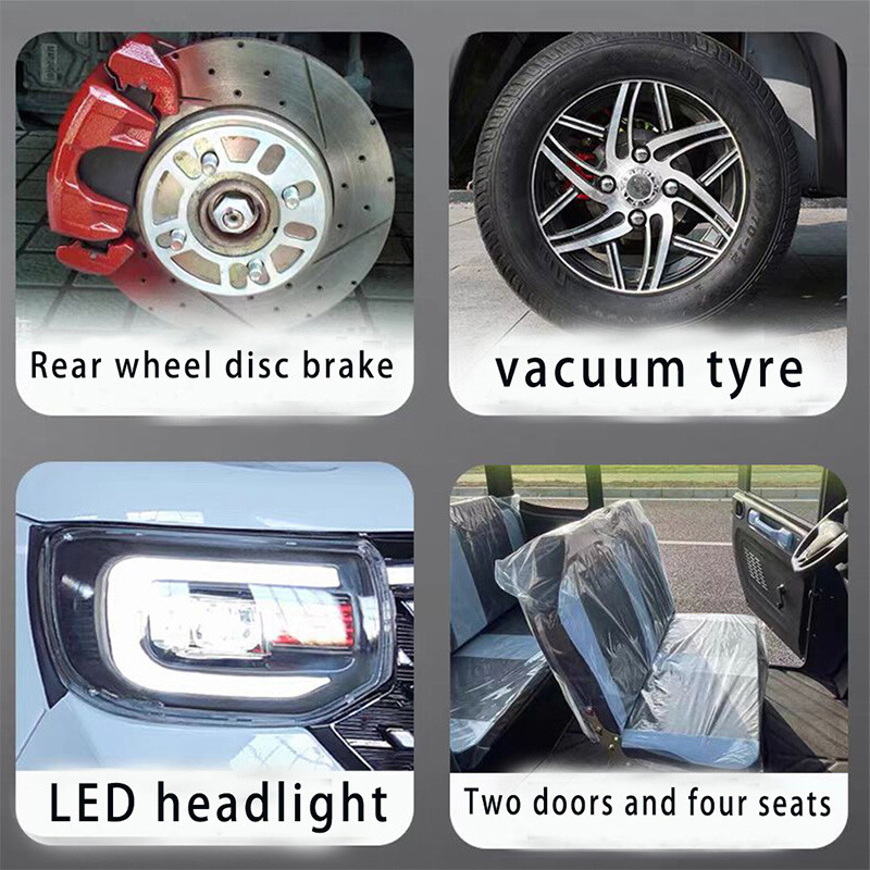 Factory Direct Sales Exquisite Workmanship Electric Four-wheeler Multifunctional New Energy 650W Electric Adult Quadricycle