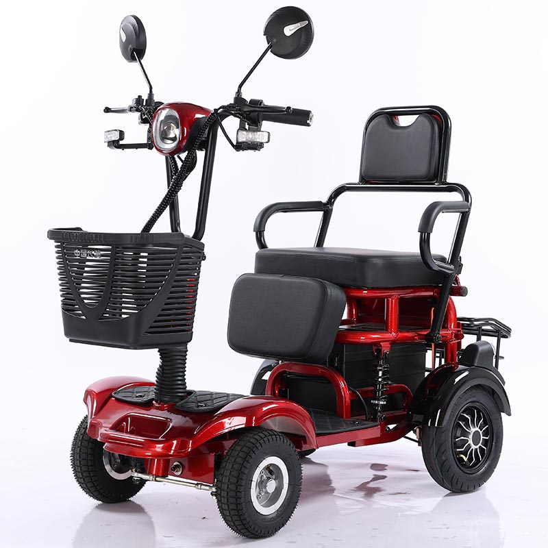 Quality Assurance 800W Energy Electric Vehicles Open Body Four-wheel Electric Adult Quadricycle for Wholesale