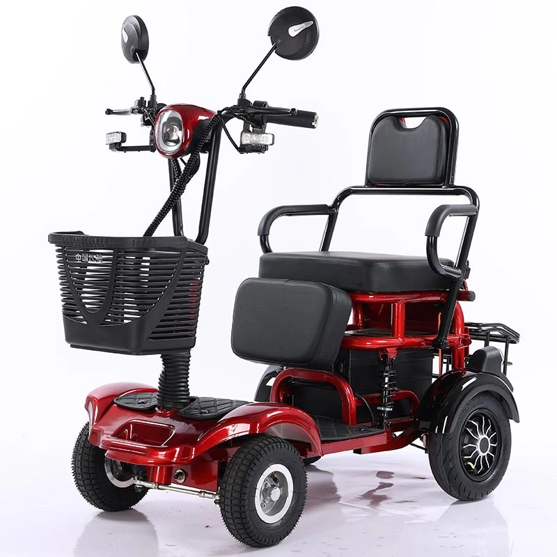 Exquisite Workmanship Powerful 800W Electric Four-wheeler Cheap 15-tube Controller Electric Adult Quadricycle for Sale